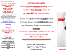 Tablet Screenshot of mentalbowlingsecrets.com